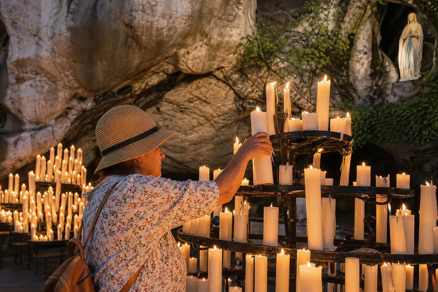 Lighting a Candle at the Lourdes Grotto: Complete Pilgrim's Guide