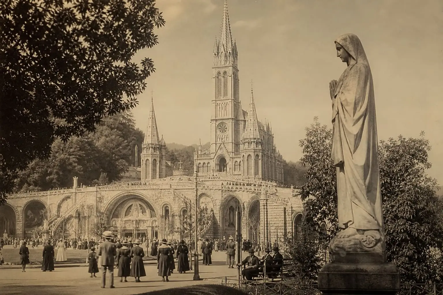 The History of Lourdes: From Bernadette's Visions to a Global Pilgrimage