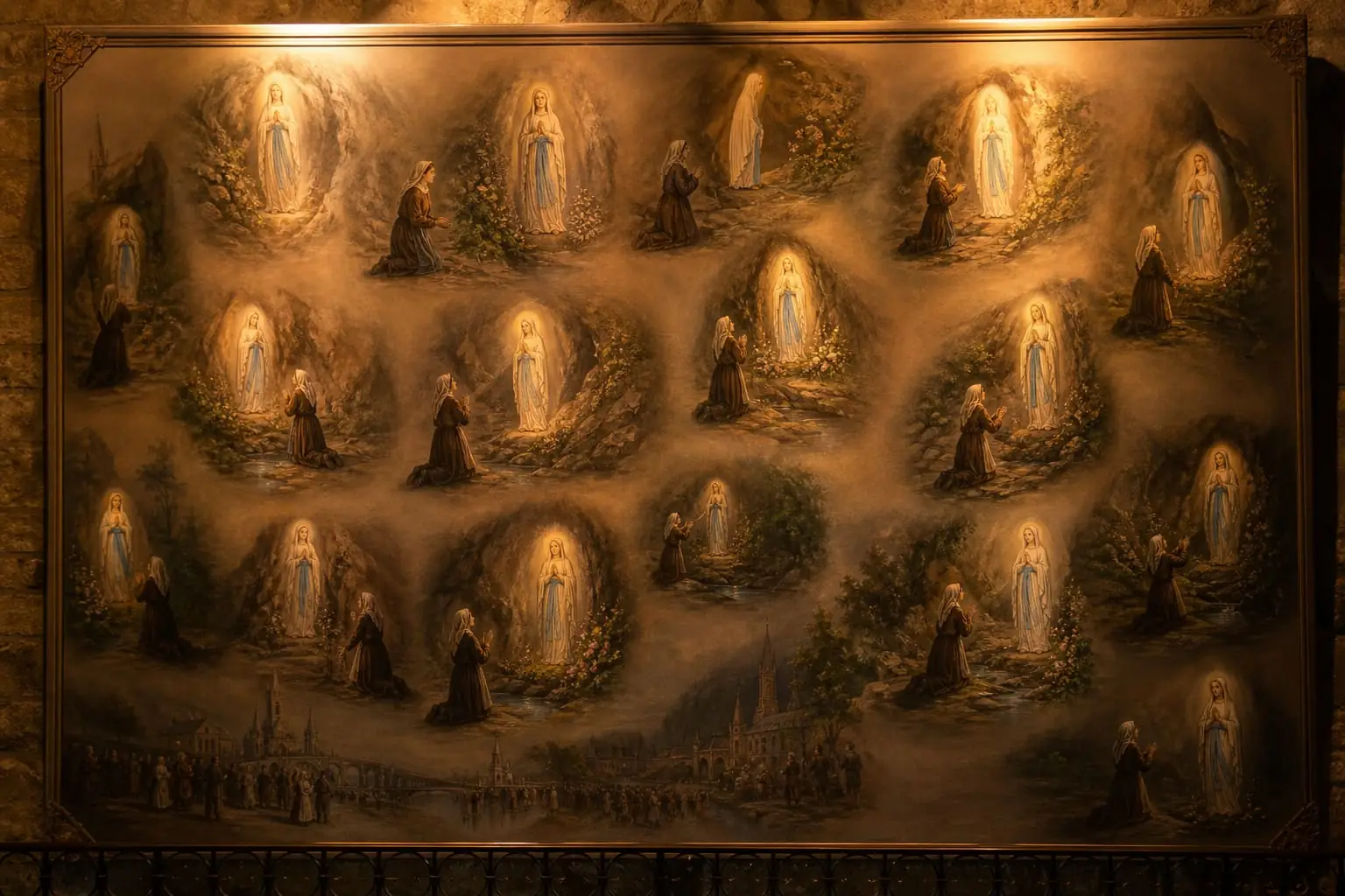 The 18 Apparitions of Lourdes: What Bernadette Saw and What Our Lady Said