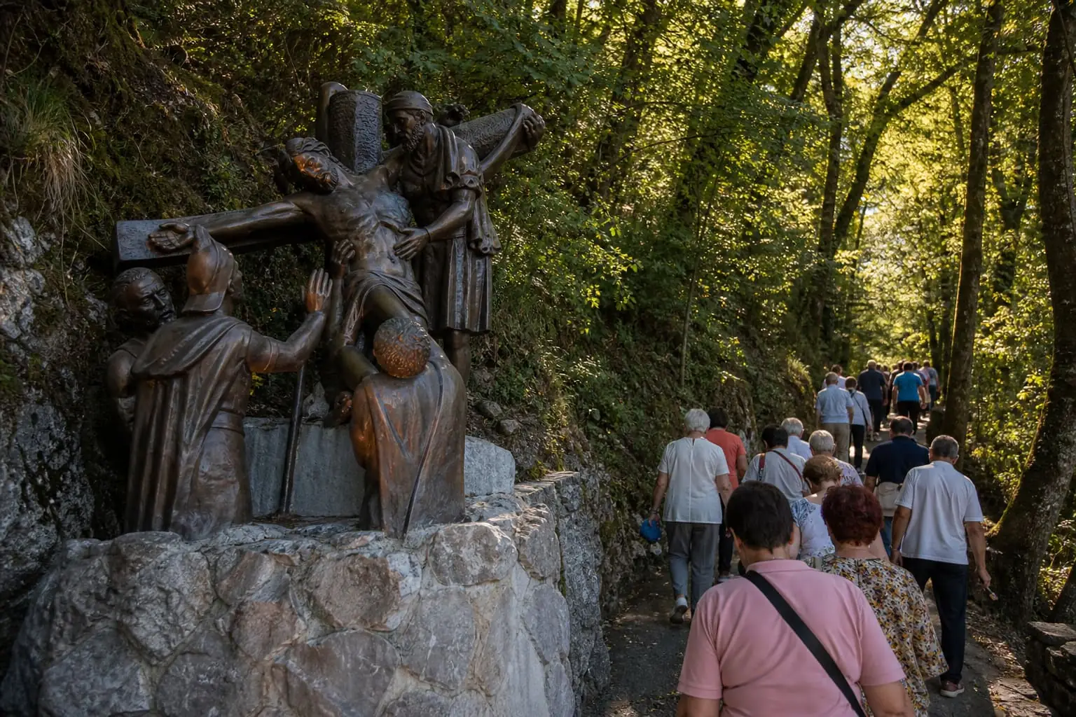 Stations of the Cross at Lourdes